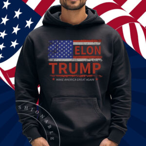 Elon Trump Make America Great Again Rally Shirt