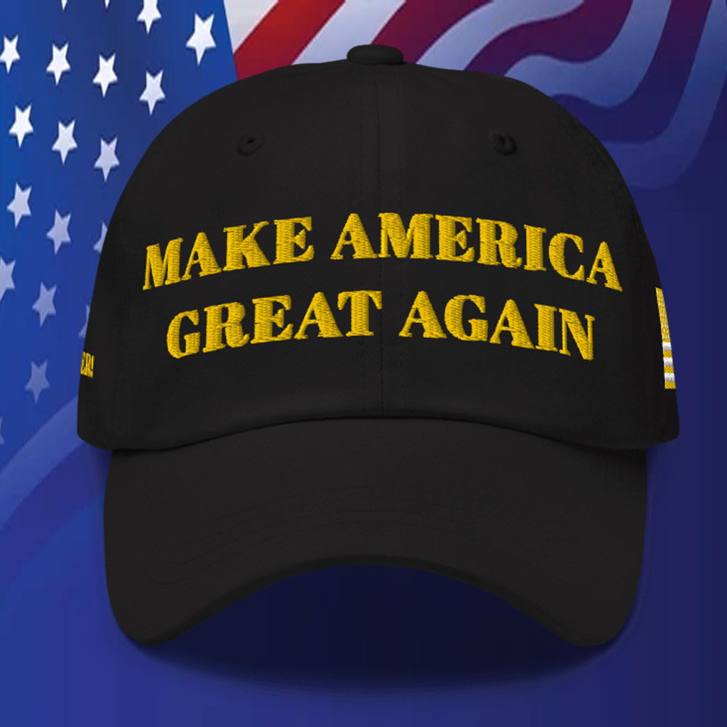GOLD DARK MAGA HAT