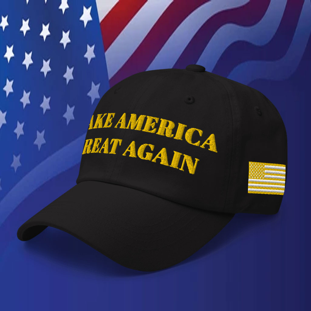 GOLD DARK MAGA HAT