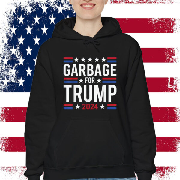 Garbage For Trump 2024 Funny Trump Supporter T-Shirt