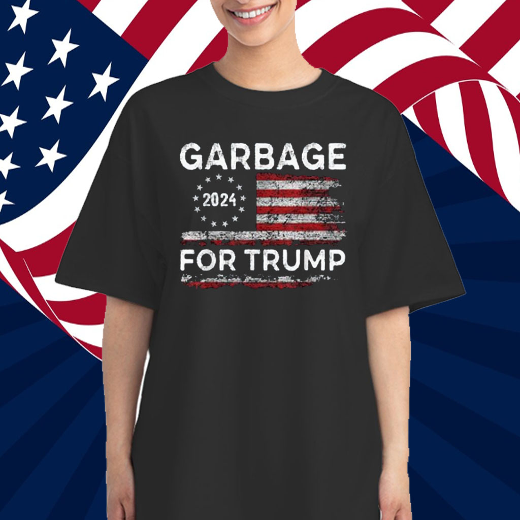 Garbage For Trump 2024 s - Trump Supporter Design T-Shirt