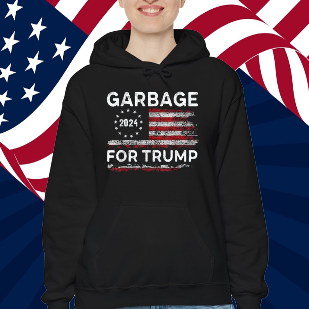 Garbage For Trump 2024 s - Trump Supporter Design T-Shirt