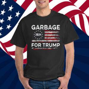 Garbage For Trump 2024 s - Trump Supporter Design T-Shirt