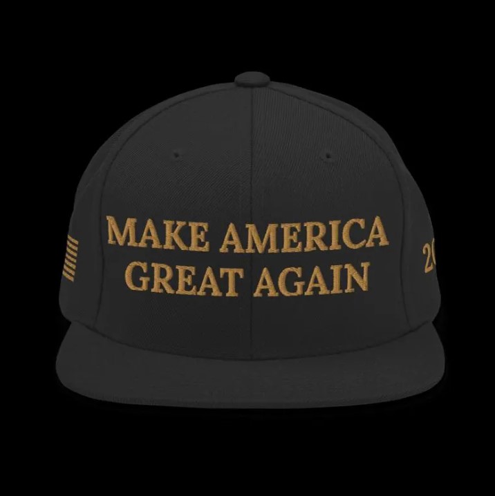 Gold MAGA Hat