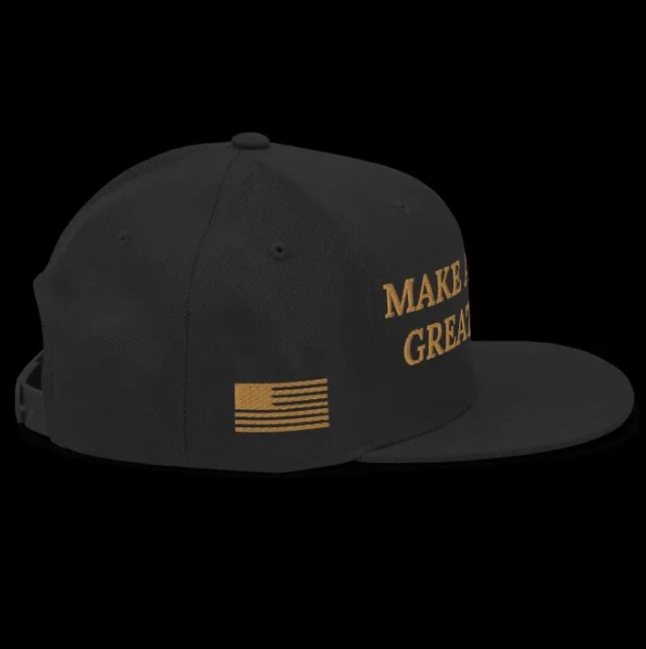 Gold MAGA Hat