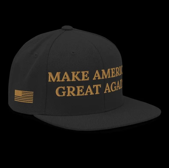 Gold MAGA Hat