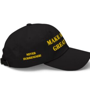 Hot Trump Black Gold MAGA Hat
