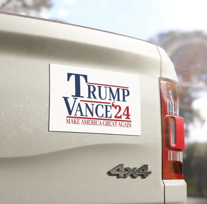 MAGA Trump Vance "Make America Great Again" Car Magnet