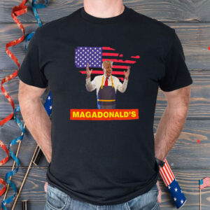 MAGAdonald’s Trump wear Restaurant Uniform for Election Year Shirt