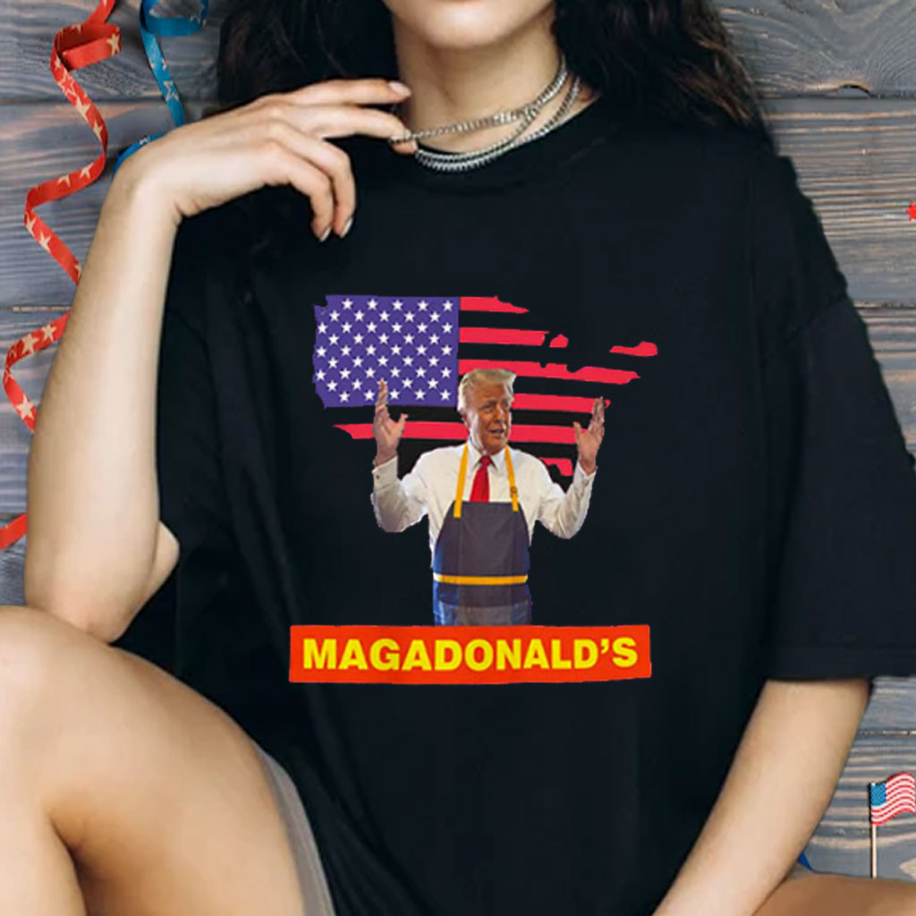 MAGAdonald’s Trump wear Restaurant Uniform for Election Year Shirt