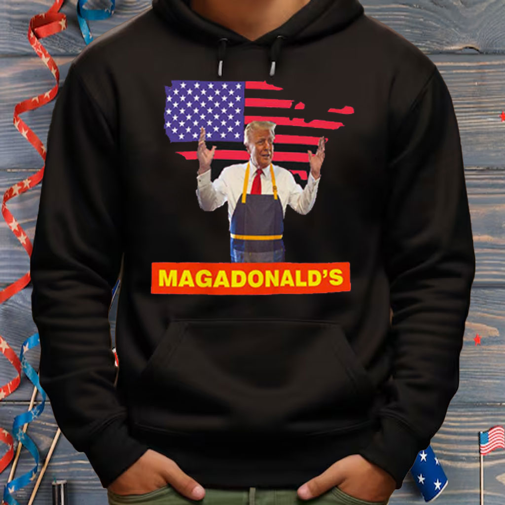 MAGAdonald’s Trump wear Restaurant Uniform for Election Year Shirt