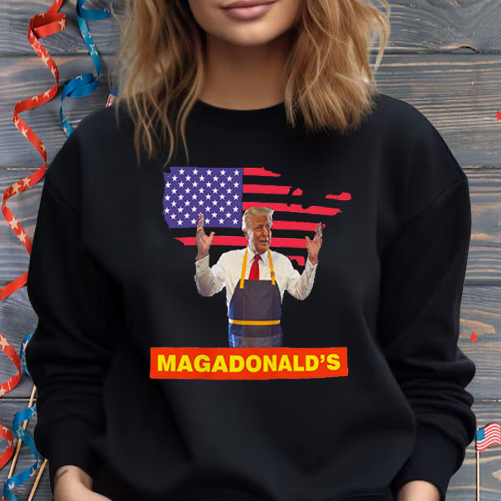 MAGAdonald’s Trump wear Restaurant Uniform for Election Year Shirt