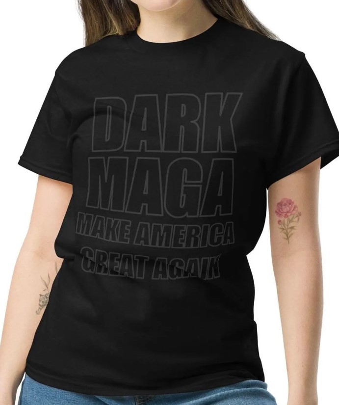 Make America Great Again Dark MAGA Shirt