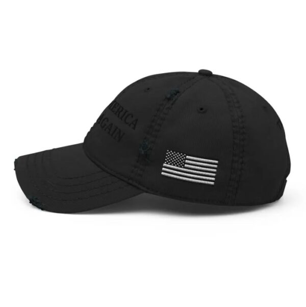 Make America Great Again Hat Trump Elon Musk Dark MAGA Never Surrender Hat