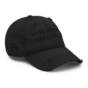 Make America Great Again Hat Trump Elon Musk Dark MAGA Never Surrender Hat