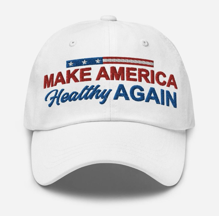 Make America Healthy Again Hat, Trump Vance Kennedy 2024
