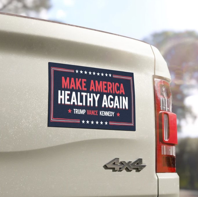 Make America Healthy Again Magnetic MAHA Car Magnet