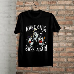 Make Cats Safe Again Funny Cat Lover Parody Shirt