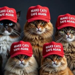 Make Cats Safe Again, MAGA Dad Hat