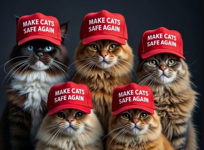 Make Cats Safe Again, MAGA Dad Hat