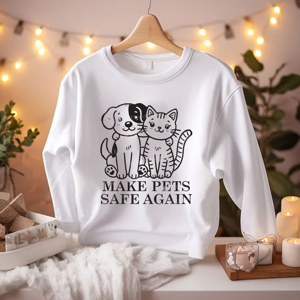Make Pets Safe Again Shirt, Funny Harris Trump Debate Shirt