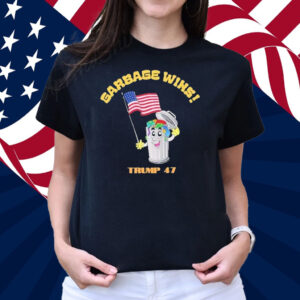 Official Garbage Wins Trump 47 T-Shirt