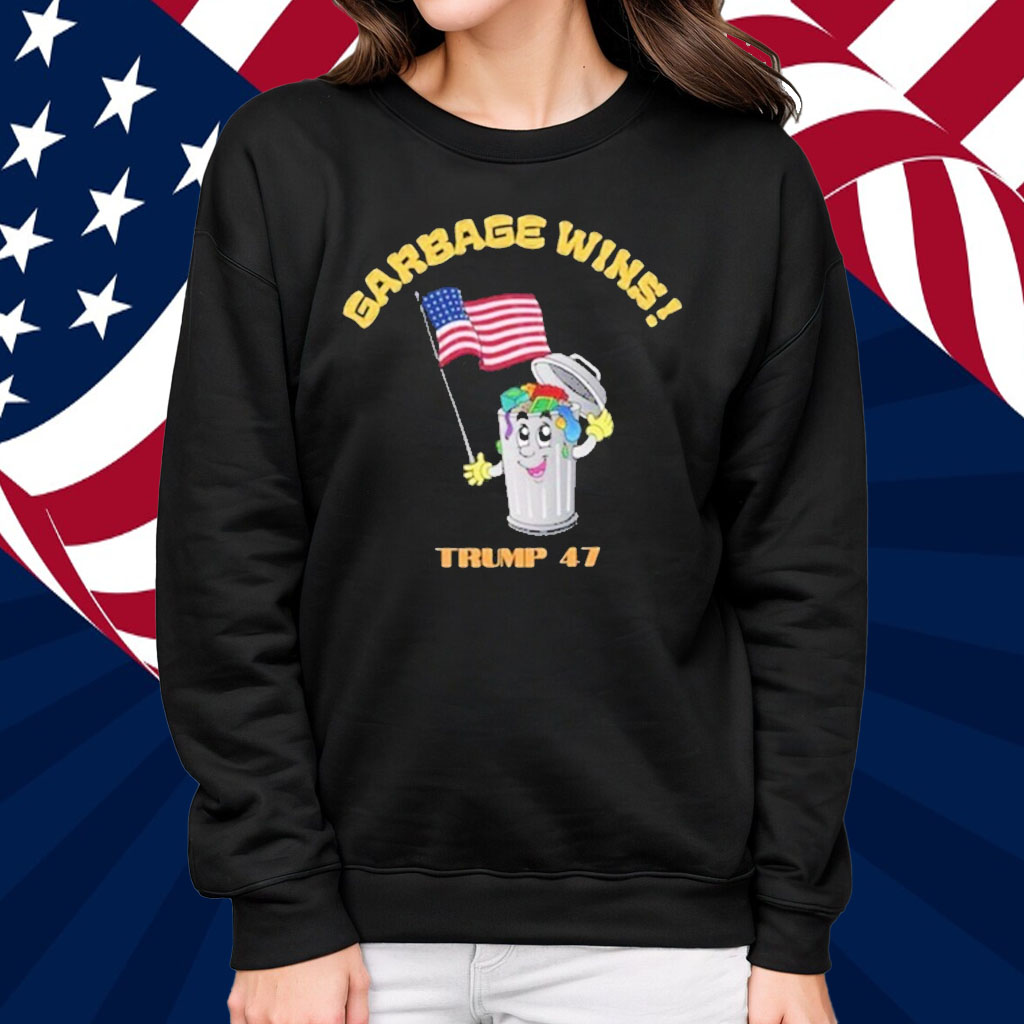 Official Garbage Wins Trump 47 T-Shirt
