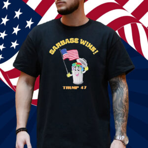 Official Garbage Wins Trump 47 T-Shirt