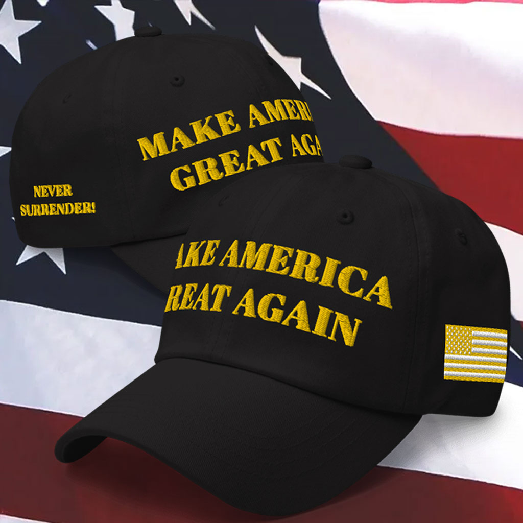 TRUMP GOLD MAGA HAT