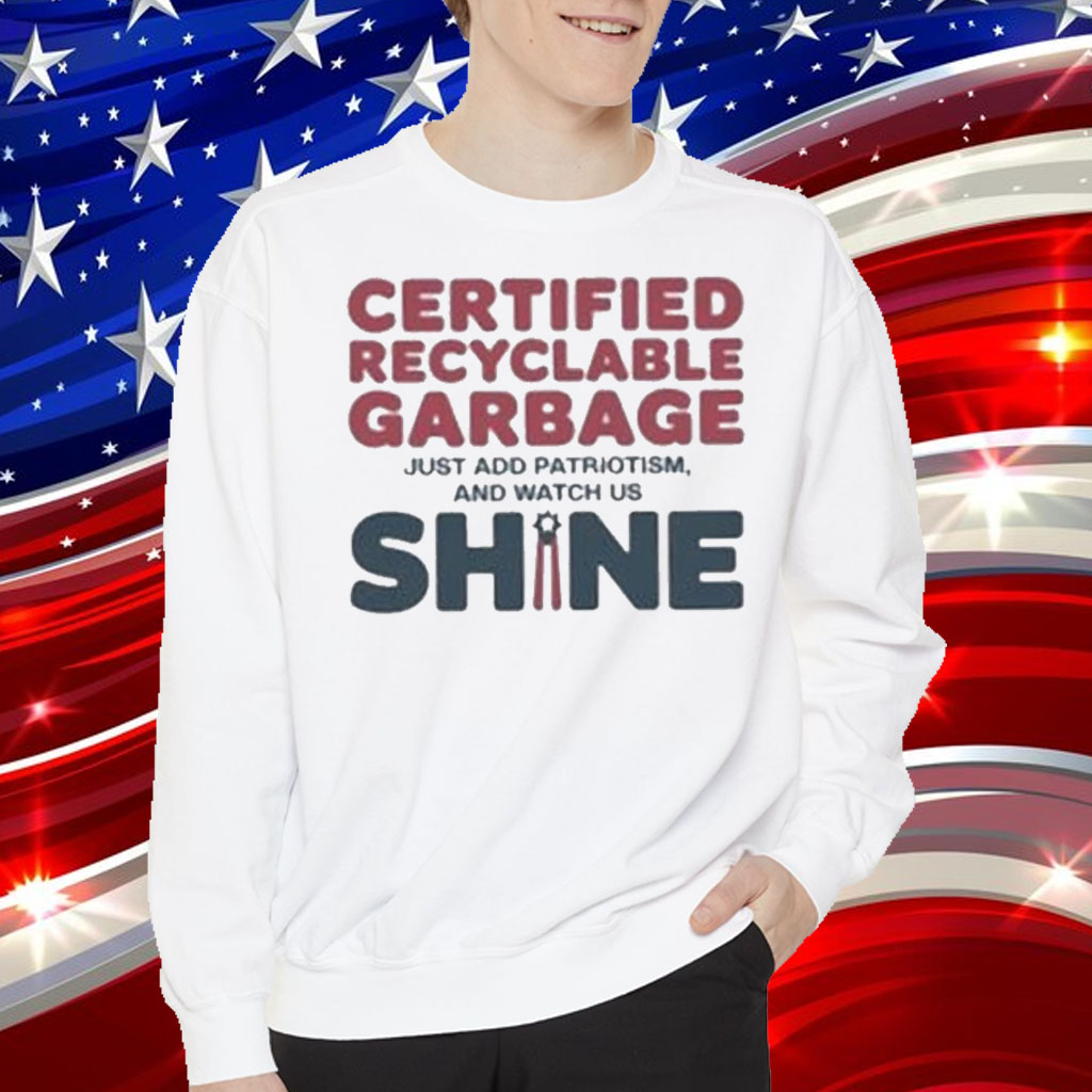 Official Recyclable Garbage Support For Trump Shirt