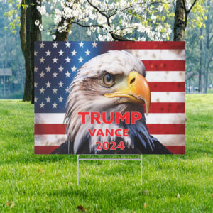 Official Trump Vance 2024 Yard Sign
