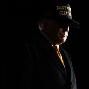 TRUMP DARK GOLD MAGA HAT