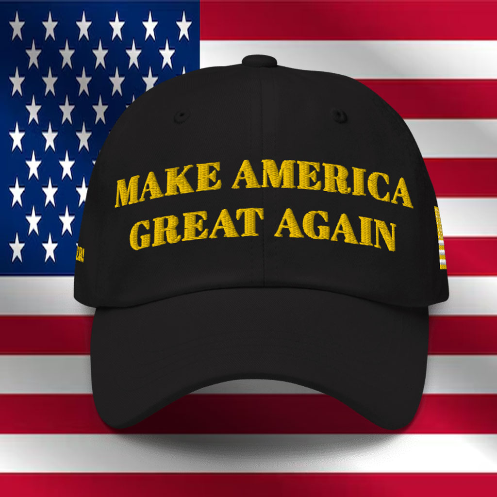 TRUMP DARK GOLD MAGA HAT