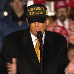 TRUMP DARK GOLD MAGA Navy HAT
