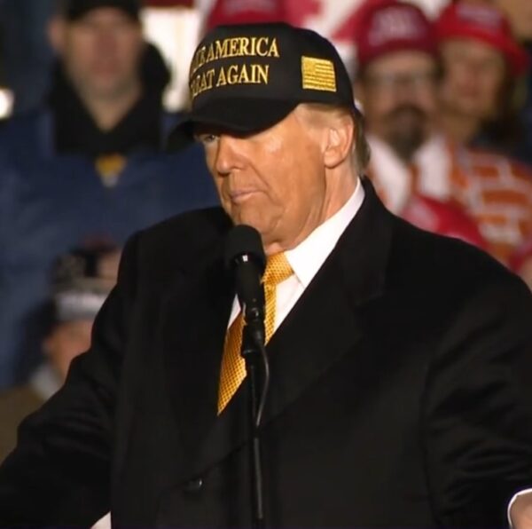 TRUMP DARK GOLD MAGA Navy HAT