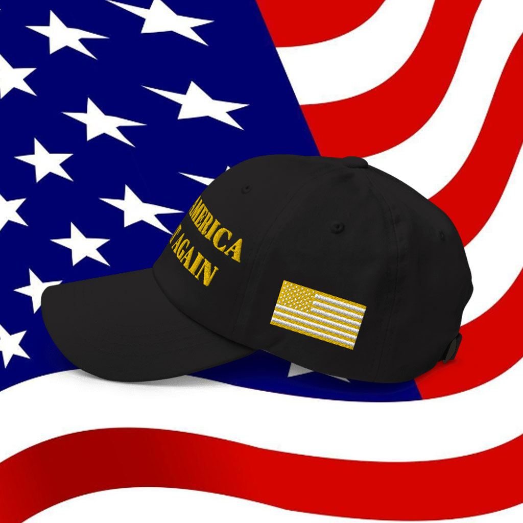 TRUMP DARK MAGA – GOLD MAGA HAT
