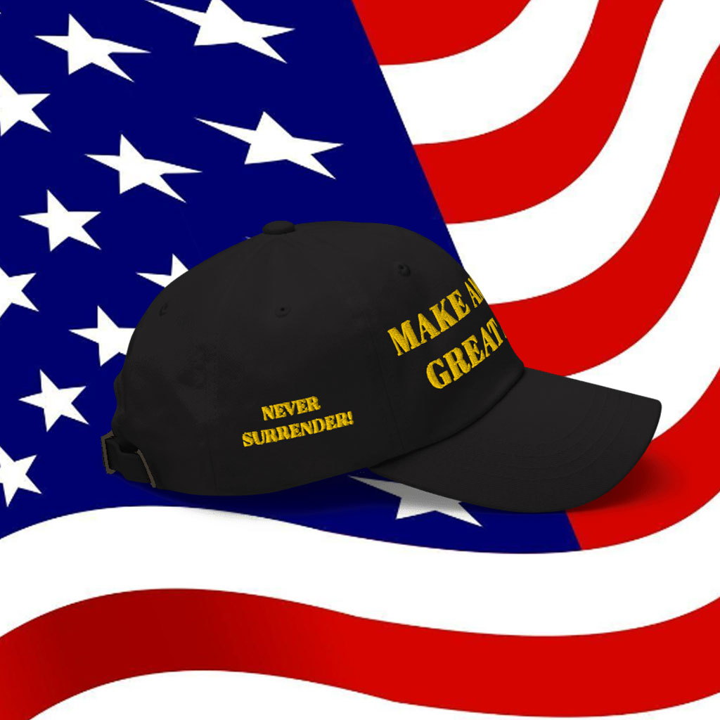 TRUMP DARK MAGA – GOLD MAGA HAT