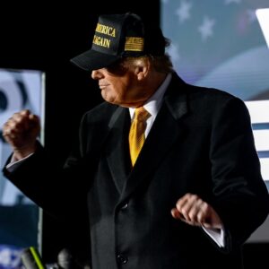 TRUMP GOLD DARK MAGA HAT
