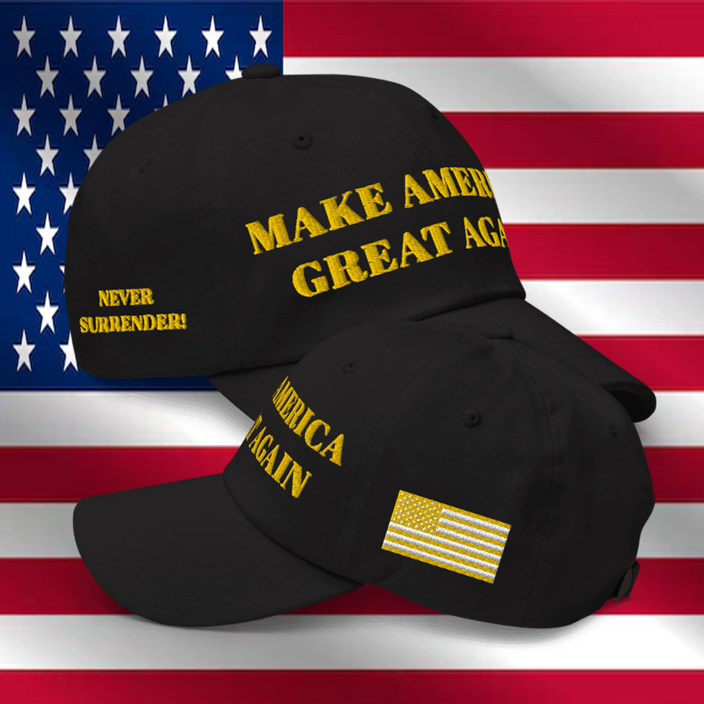 TRUMP GOLD MAGA 2024 HAT