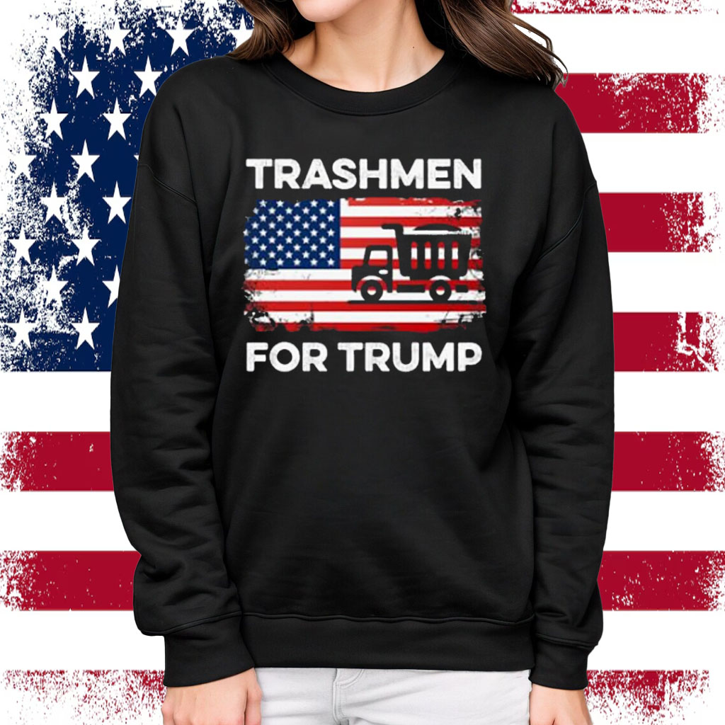 Trashmen for Trump 2024 Funny Election Garbage Shirt
