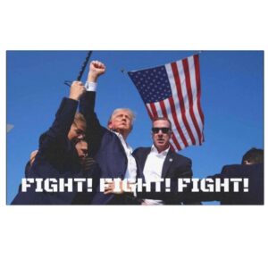Trump 2024 Car Magnet- Fight! Never Surrender
