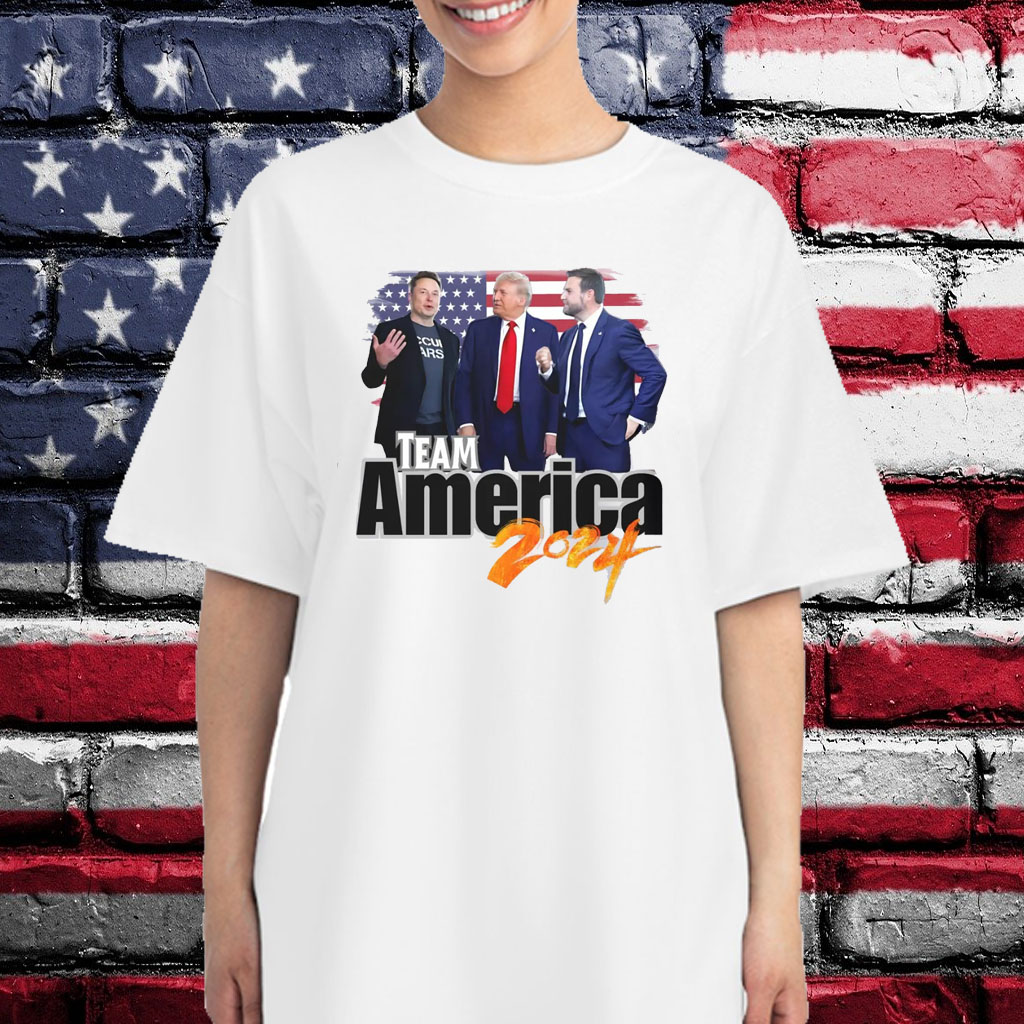 Trump 2024, Team America, Elon Musk Shirt