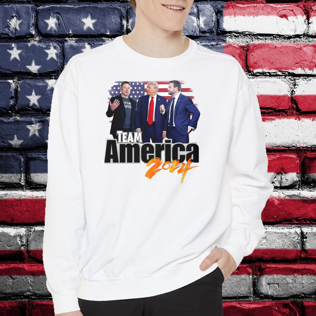 Trump 2024, Team America, Elon Musk Shirt