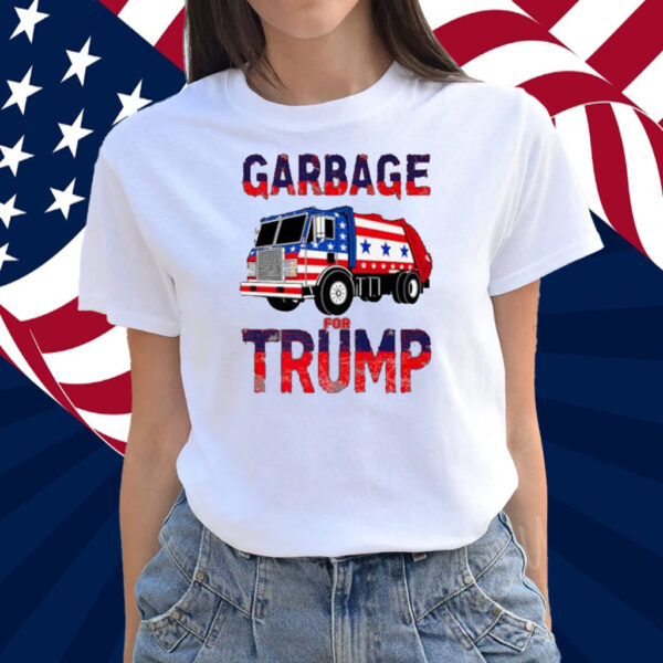 Trump America's Favorite Garbage Man Trump In Trash Truck Shirt