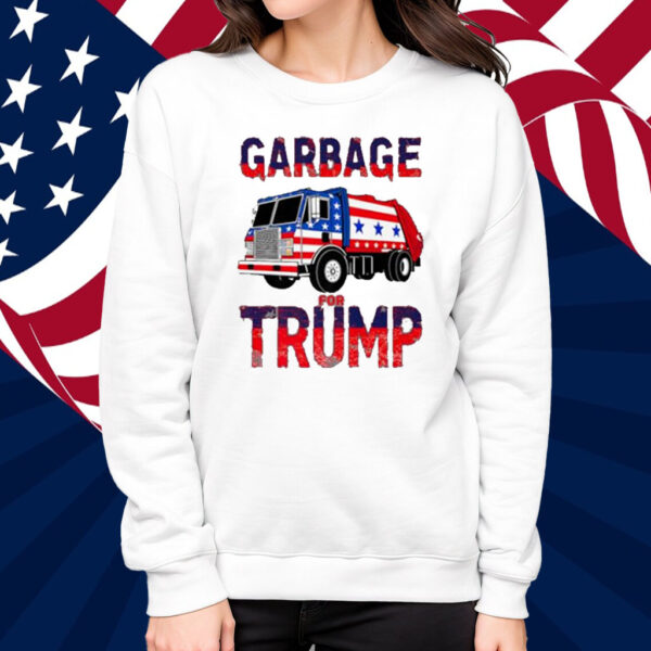 Trump America's Favorite Garbage Man Trump In Trash Truck Shirt