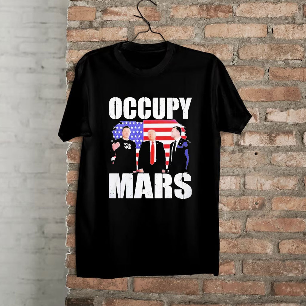 Trump And Vance And Elon Musk Occupy Mars Shirt