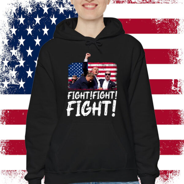 Trump Fight Fight Fight Shirt, God Bless Trump Shirt
