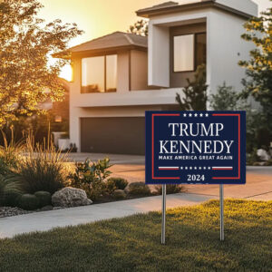 Trump Kennedy 2024 Yard Sign, Make America Great Again Yard Sign