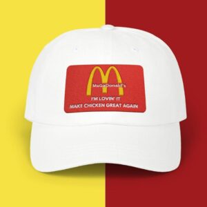 Trump Magadonald, Dark MAGA Make America Great Again Hat