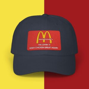 Trump Magadonald, Dark MAGA Make America Great Again Hat